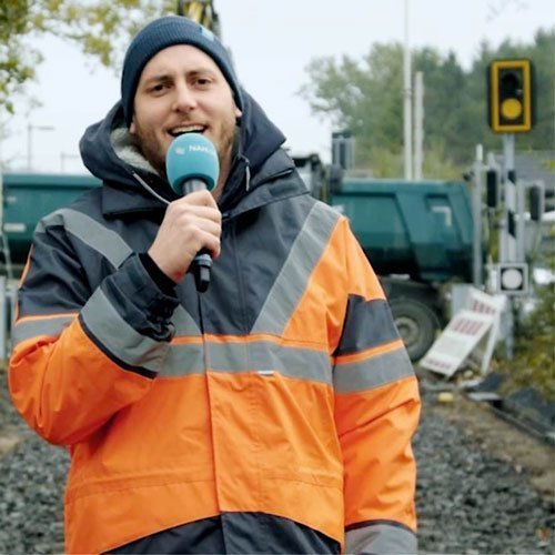 Schwentinebrücke: Lars besucht Baustelle