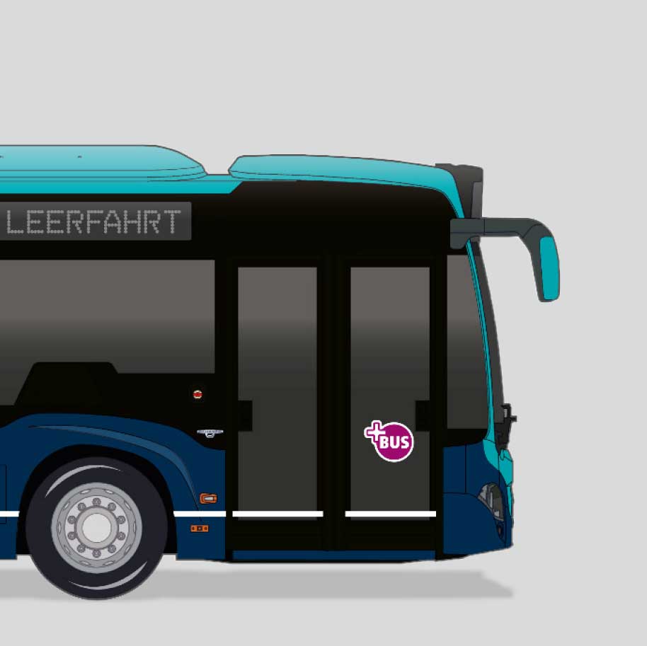 Logo für Qualität: Neue Marke PlusBus