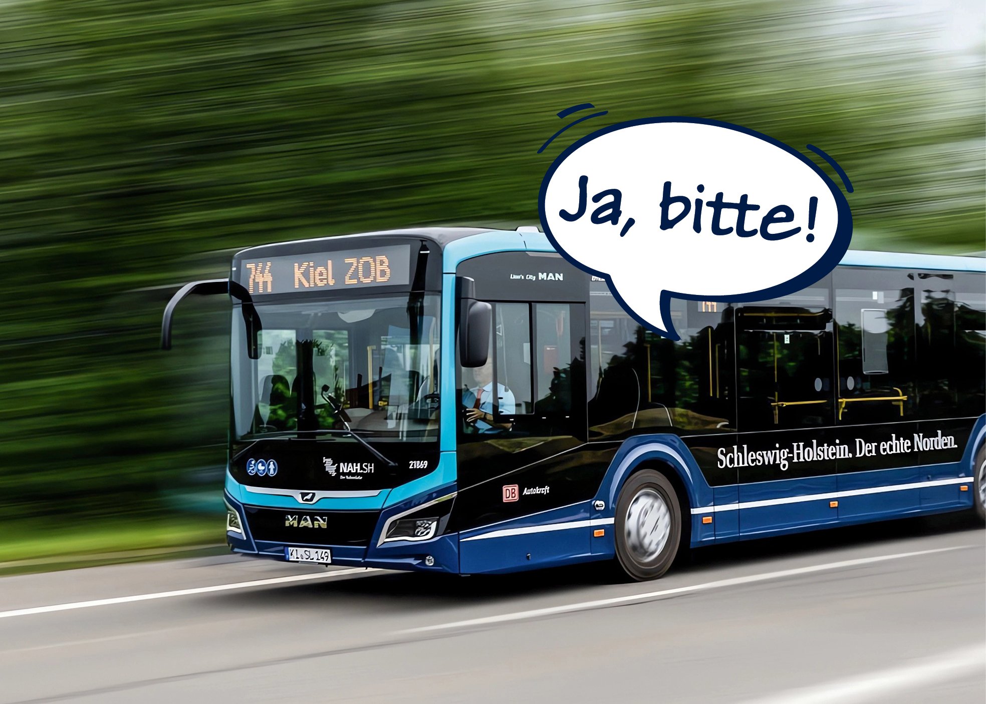 Dem  Busverkehr  die Meinung  geigen?