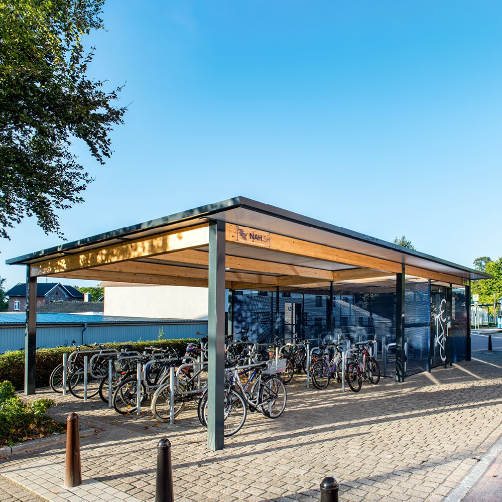 Überdacht und komfortabel: Bike+Ride-Ausbau im Land