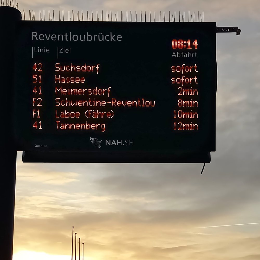 Nie mehr die Fähre verpassen!